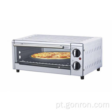 Forno elétrico para pizza 15L em aço inoxidável